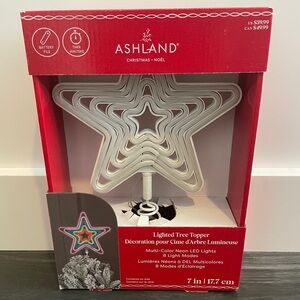 Ashland Multi Color Neon LED Lights Star Christmas Tree Topper